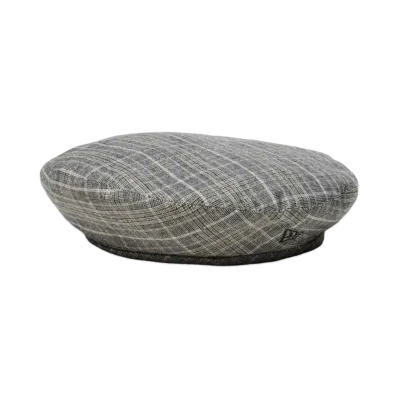 NEW ERA Beret Glitter Glen Check "Gray"