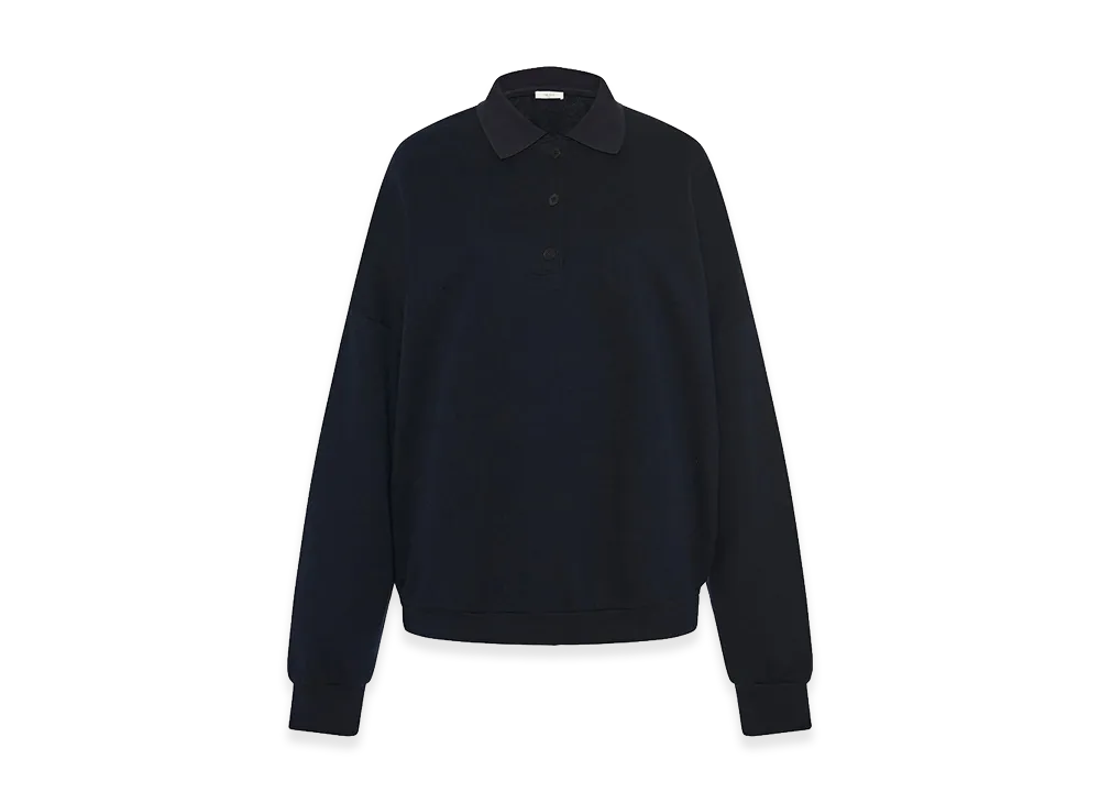 The Row Women's Corzas Cotton Tops "Dark Navy"