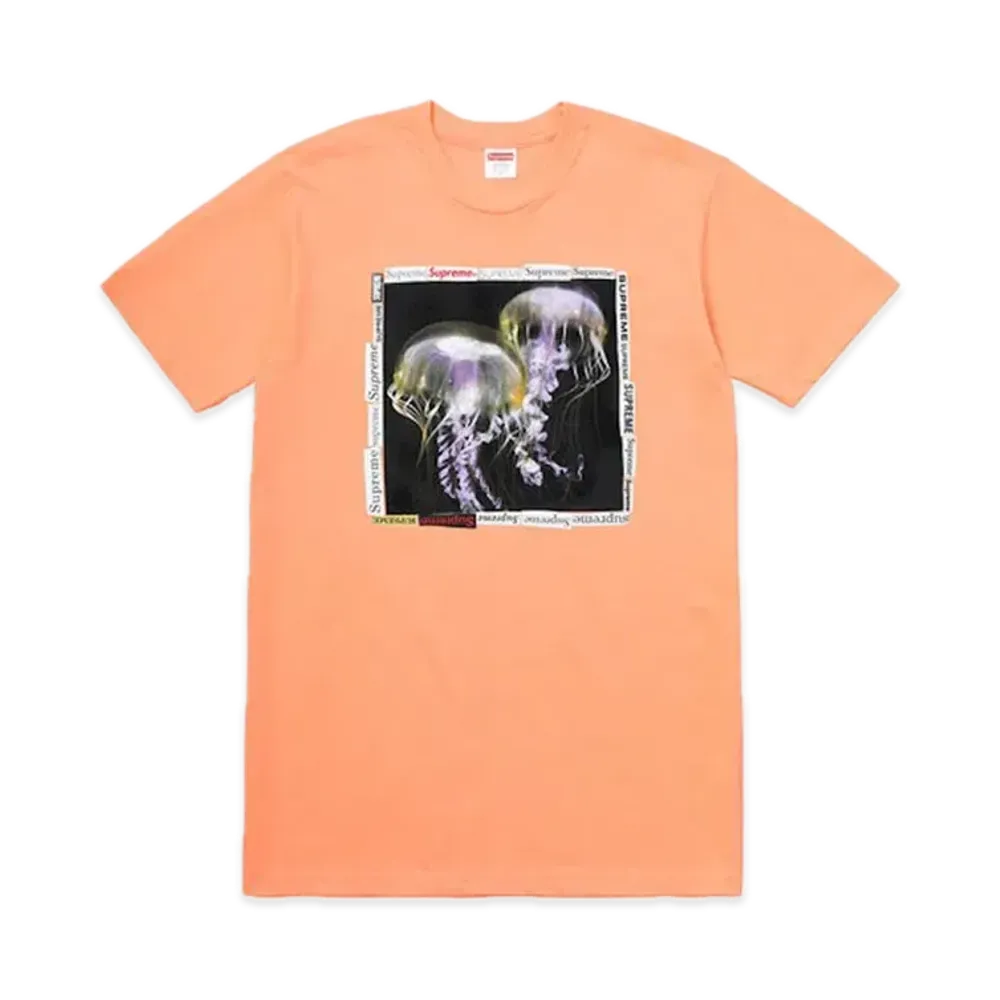 シュプリーム ジェリーフィッシュ Tシャツ "ピーチ"