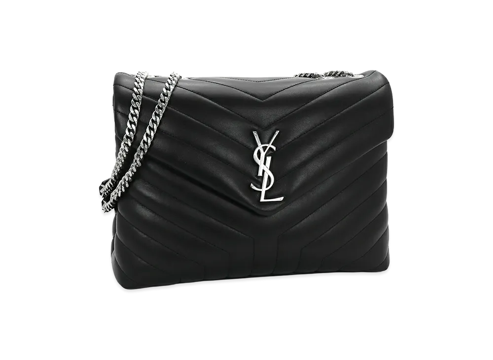 Saint Laurent Women's Shoulder Bag Loulou Medium "Nero"
