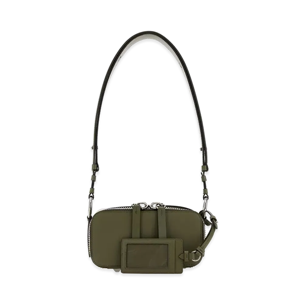 Maison Margiela Women's Army Green Leather Shoulder Bag "Green"