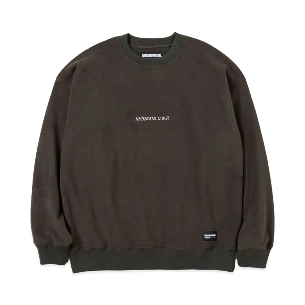 NEIGHBORHOOD Fleece Crewneck LS "Olive Drab"