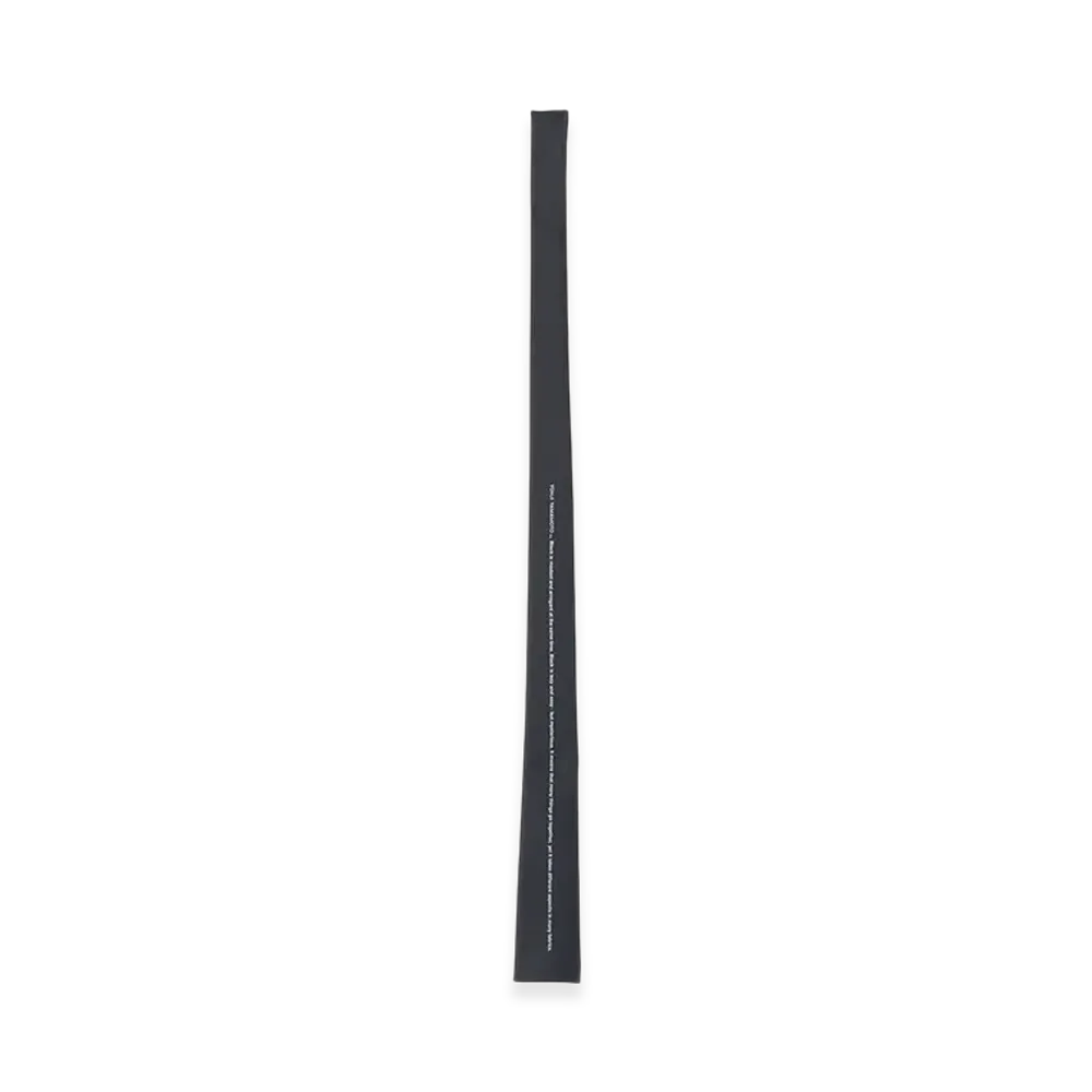 S'YTE Silk Satin Black Is Modest Message Narrow Square Tie "Black"