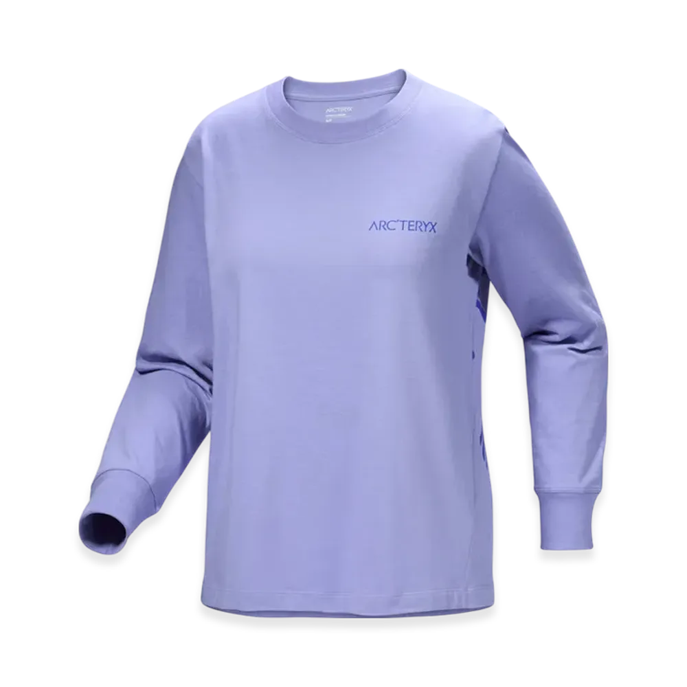 ARC'TERYX Women's Kragg Cotton Bird Crew LS "Moonstone/Electra" X000008469