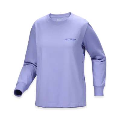 ARC'TERYX Women's Kragg Cotton Bird Crew LS "Moonstone/Electra" X000008469