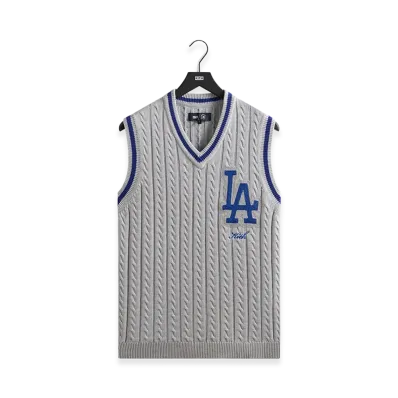 Kith x the Los Angeles Dodgers Aiken Vest "Light Heather Grey"