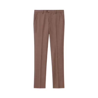 Paul Smith Wool Flannel Trousers "Pink"
