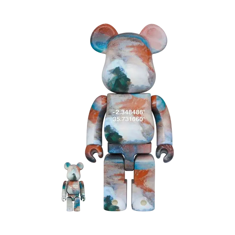 Bearbrick Benjamin Grant OVERVIEW LAKE NATRON 100% & 400%