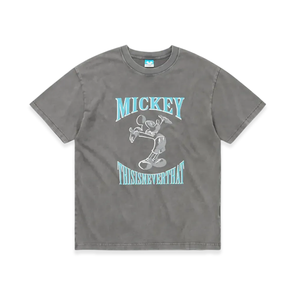 thisisneverthat x Disney Mickey Open Arms Tee "Charcoal"