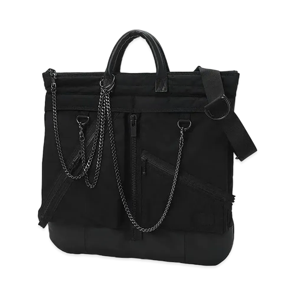 PORTER x Yohji Yamamoto 2Way Helmet Bag (L) "Black"