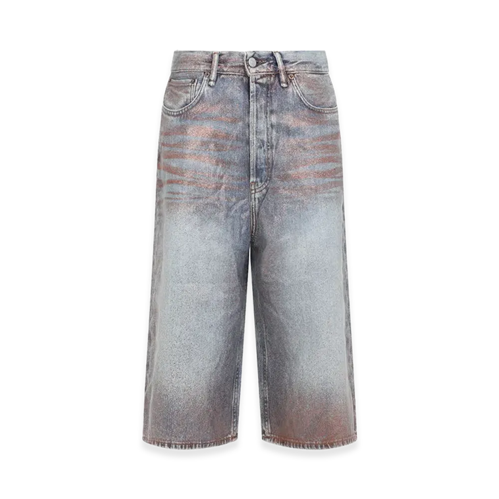 Acne Studios Women's Fn-Ux-Shor000044 Shorts "Rose Copper/Light Blue"