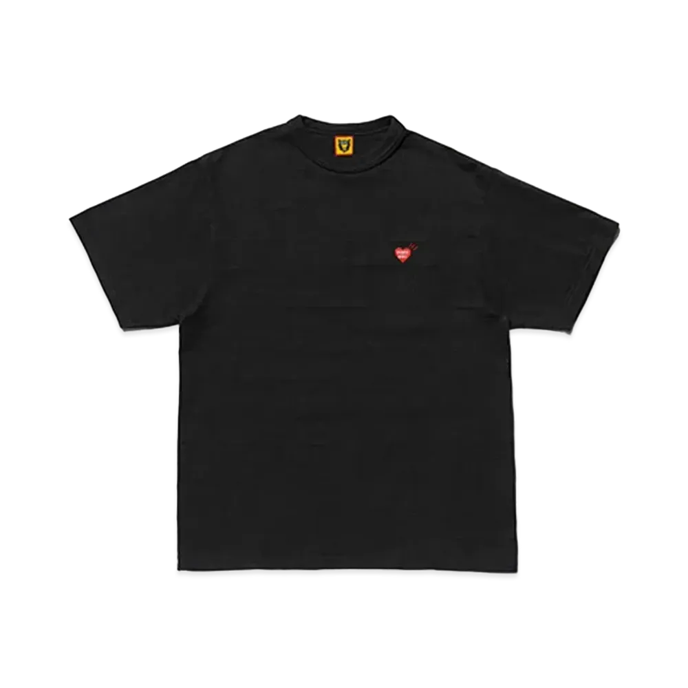 ヒューマン メイド ハート ワン ポイント Tシャツ "ブラック"
