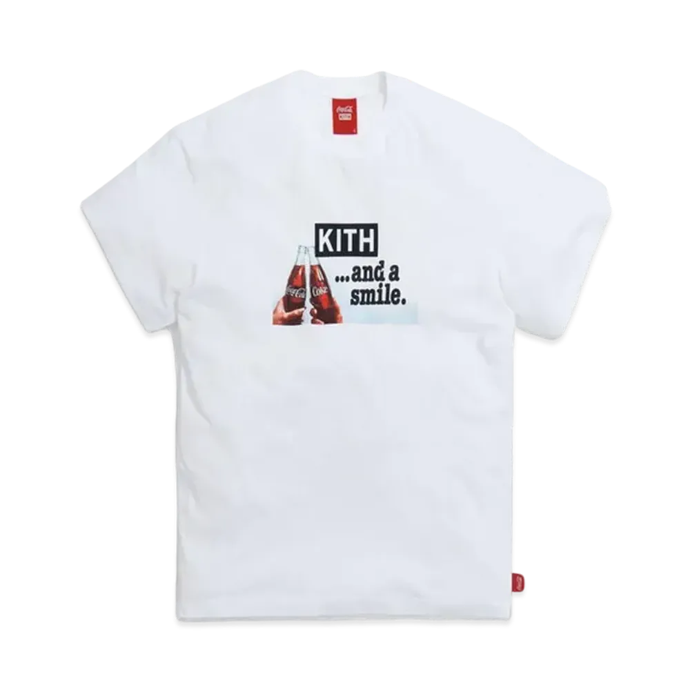 KITH Coca-Cola Smile Vintage Tee "White"