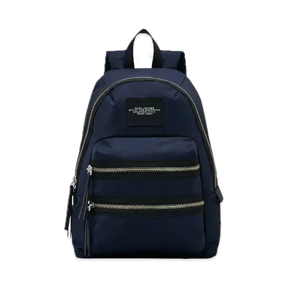 Marc Jacobs The Biker Nylon Large Backpack "Midnight Blue"