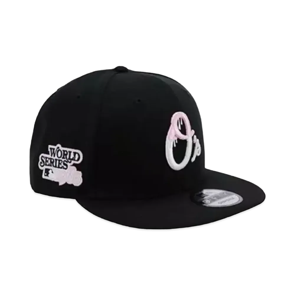 NEW ERA x THE CAP Pink Drip 9Thirty Baltimore Orioles "Black"
