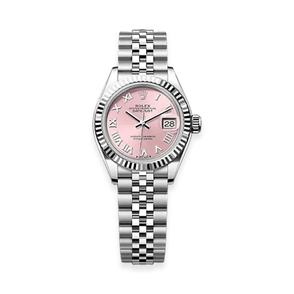 ROLEX Lady-Datejust Oystersteel & White Gold "Pink"