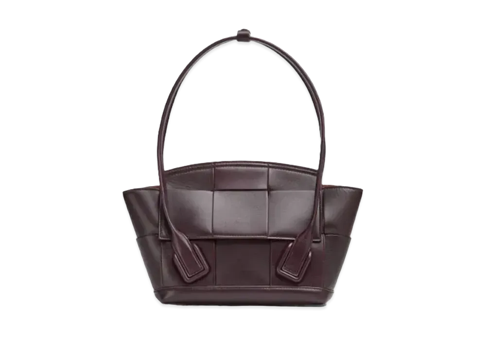 Bottega Veneta Arco Small Leather Tote "Purple"