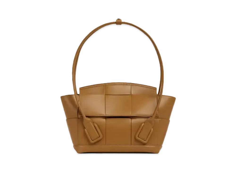 Bottega Veneta Arco Hand Bag "Caramel"