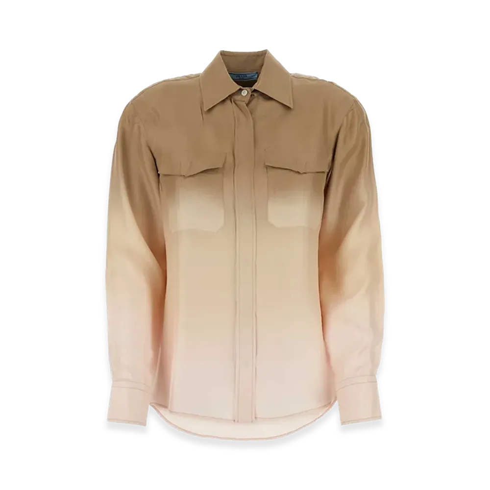 PRADA Women's Twill Shirt "Multicolor"