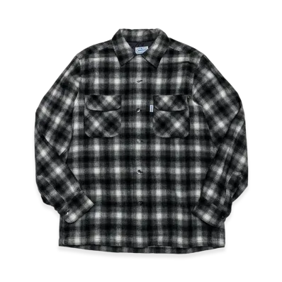 SubCulture Wool Check Shirt "Black/Gary"