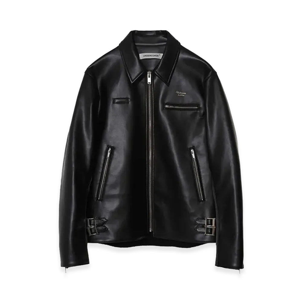 UNDERCOVER Fake Leather Jacket "Black"