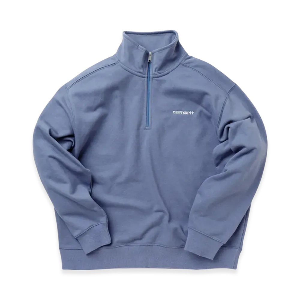 Carhartt WIP Women's Script Embroidery Highneck Sweatshirt Icesheet "Icesheet/White"