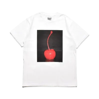 MINEDENIM Carlijn Jacobs x Stie-lo Cherry Tee "White"