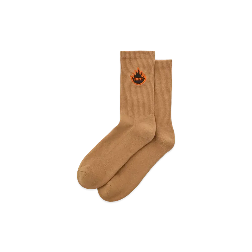 BlackEyePatch x H&M HANDLE WITH CARE COLLECTION SOCKS "Brown"