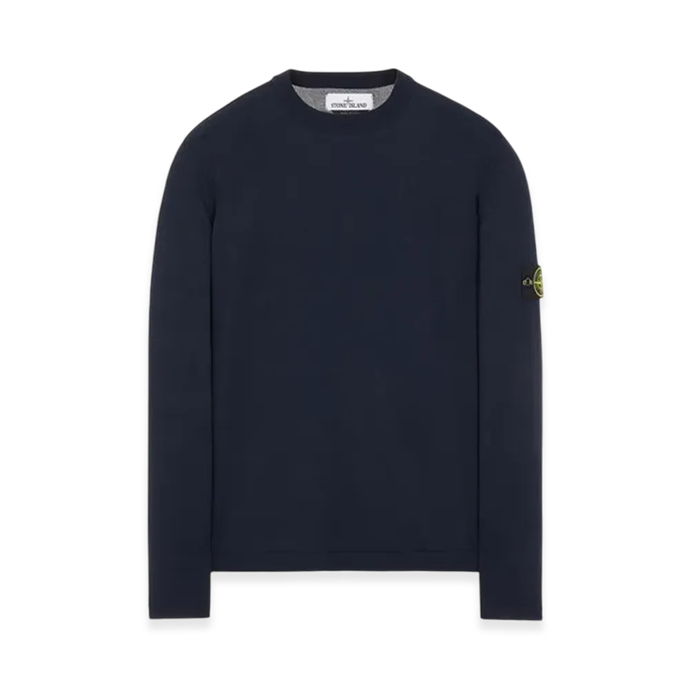 Stone Island 563B6 Crewneck Knit - 22SS "Navy Blue"