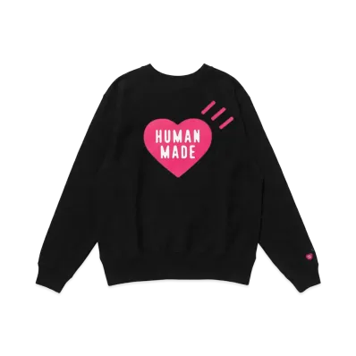 HUMAN MADE Stores Exclusive Heart Sweatshirt Repulse Bay "Black"