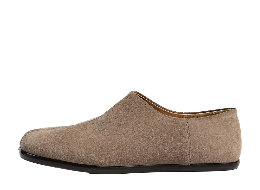 Maison Margiela Tabi Suede Babouche "Taupe"