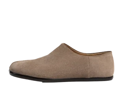 Maison Margiela Tabi Suede Babouche "Taupe"