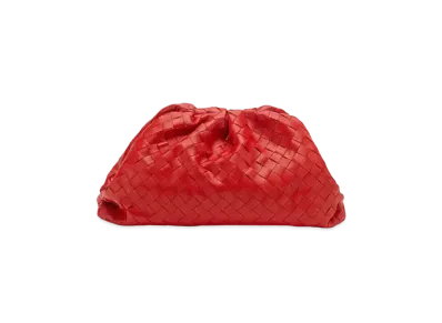 Bottega Veneta The Pouch Clutch "Red"
