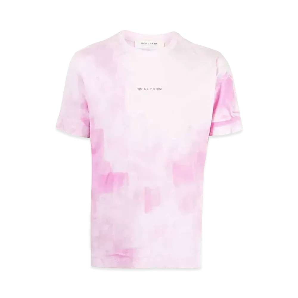 1017 ALYX 9SM Tie-Dye Cotton T-Shirt "Pink"