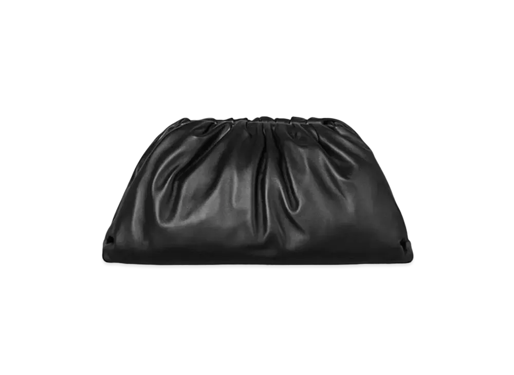 Bottega Veneta Butter Calfskin Pouch Clutch "Black"