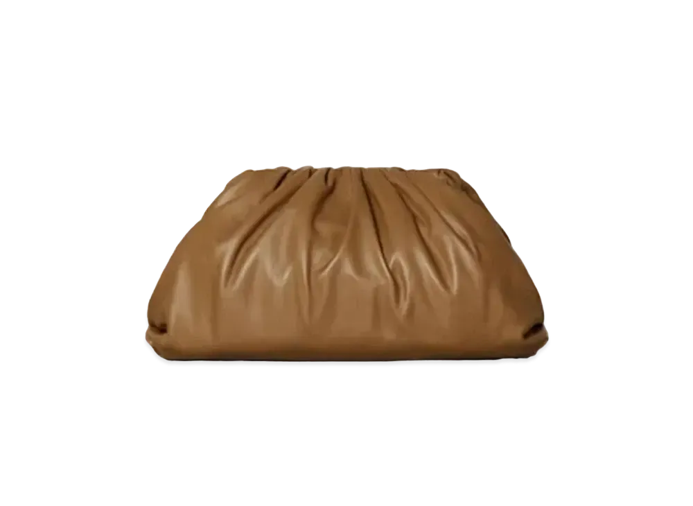Bottega Veneta The Pouch Clutch Bag "Dark Brown"