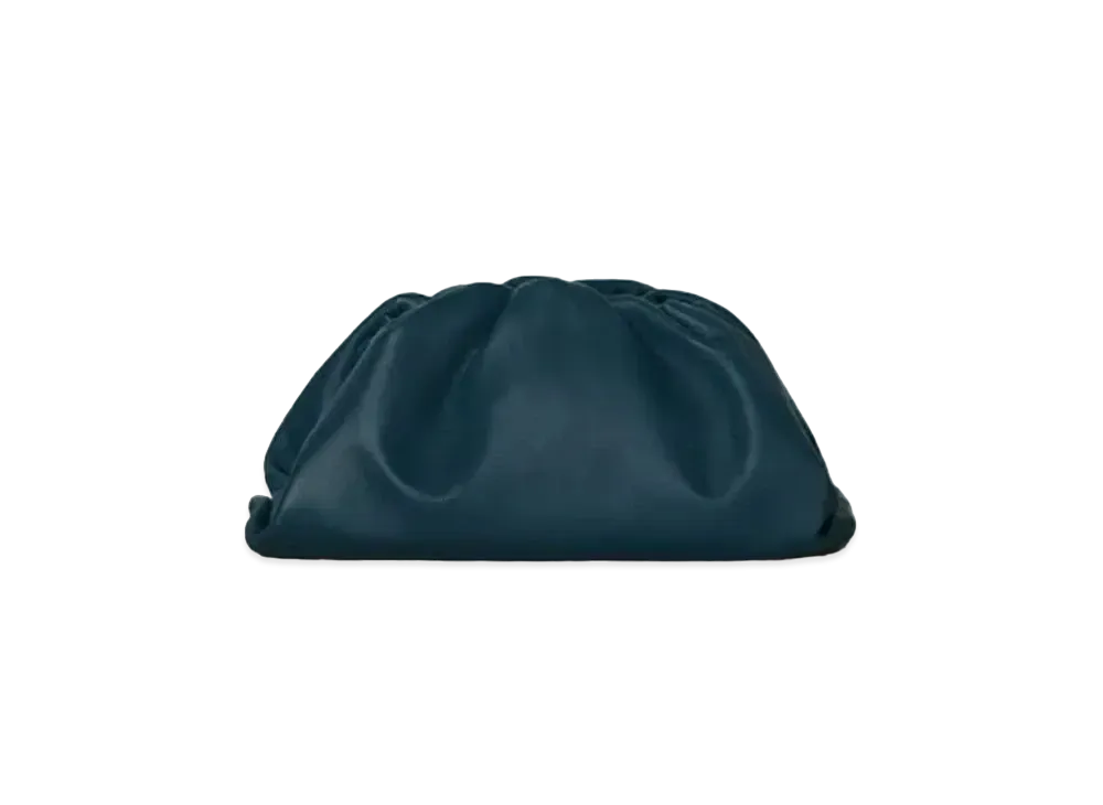 Bottega Veneta The Pouch Clutch "Dark Blue"
