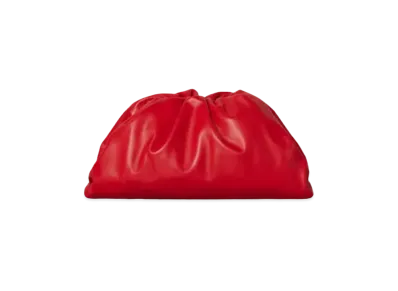 Bottega Veneta The Pouch Clutch "Bright Red"
