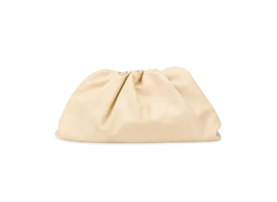 Bottega Veneta Calfskin The Pouch Bag "Light Brown"