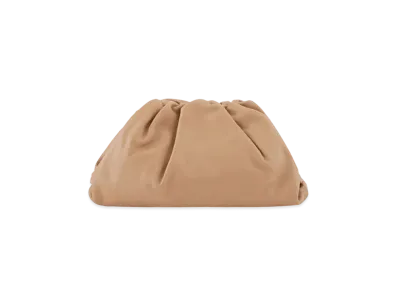 Bottega Veneta Leather Clutch "Apricot"