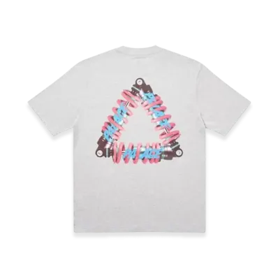 PALACE Tri-Pumping T-Shirt "Grey Marl"