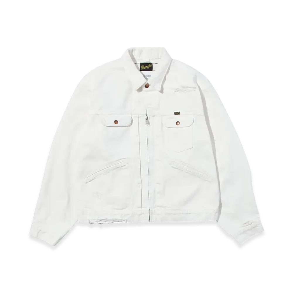 F/CE. Wrangler Rebuilding White Denim JK "White"