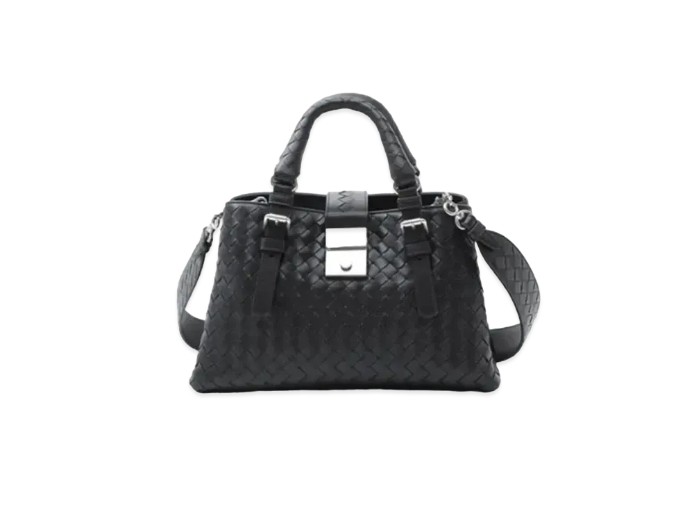 Bottega Veneta Wo Leather Hand Bag "Black"