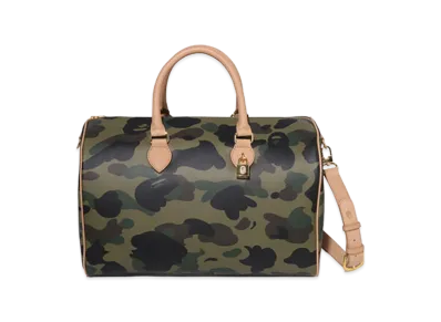 A BATHING APE 1ST Camo Boston Bag "Green"