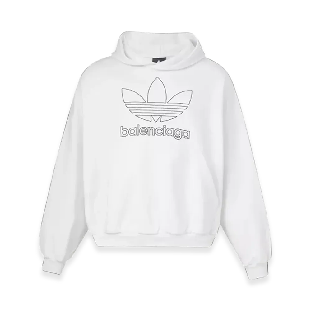 BALENCIAGA x adidas Hoodie Large Fit "White"
