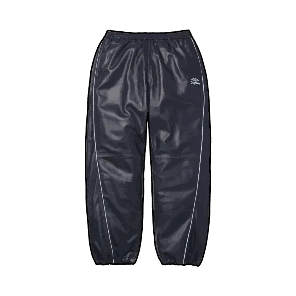 Supreme x Umbro Leather Track Pant "Navy"