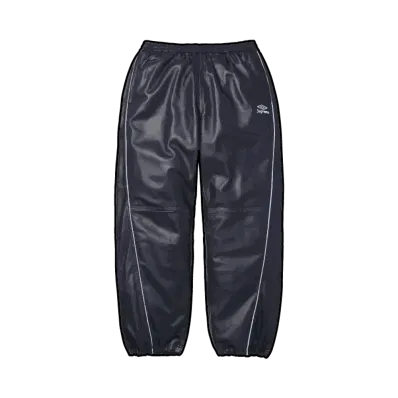 Supreme x Umbro Leather Track Pant "Navy"