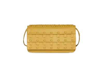 Bottega Veneta Small Nappa Lambskin Shoulder Bag "Cream Candy"