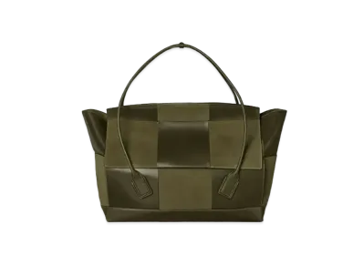 Bottega Veneta Premium Calfskin & Suede The Arco 75 Series "Khaki"