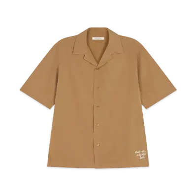 Maison Kitsune Bali Resort Shirt "Chino Beige"
